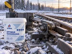 Optimus Vaihderasva -biohajoava voitelurasva rautatievaihteisiin